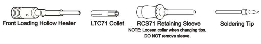 Üreges forrasztó szerszámok és állomások