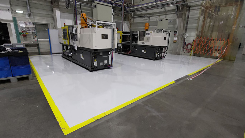 műgyanta padló kivitelezése