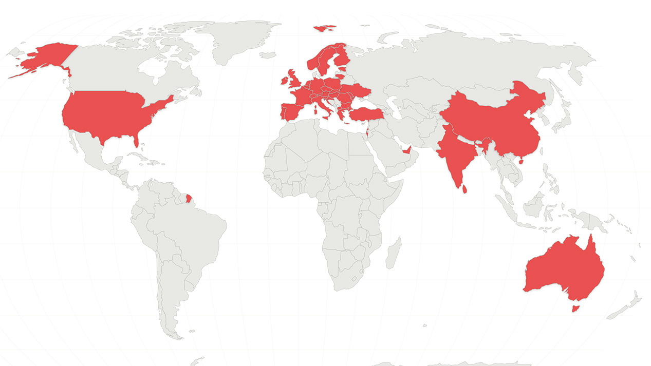 Partnereink a vilagban